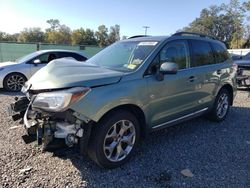 Salvage cars for sale from Copart Riverview, FL: 2017 Subaru Forester 2.5I Touring