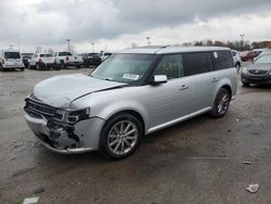 Salvage cars for sale at Indianapolis, IN auction: 2015 Ford Flex Limited