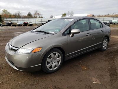 Salvage cars for sale from Copart Columbia Station, OH: 2008 Honda Civic LX