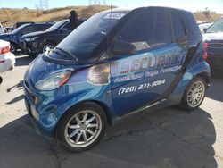 Smart Fortwo salvage cars for sale: 2009 Smart Fortwo Pure