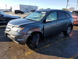 Salvage cars for sale at Chicago Heights, IL auction: 2007 Acura MDX