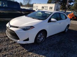 Salvage cars for sale from Copart Graham, WA: 2019 Toyota Corolla L