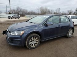 Salvage cars for sale from Copart Columbia Station, OH: 2017 Volkswagen Golf S