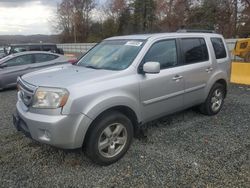 Salvage cars for sale at Concord, NC auction: 2011 Honda Pilot EX