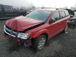 Dodge Journey SE salvage cars for sale: 2017 Dodge Journey SE