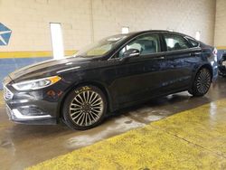 Salvage cars for sale at Indianapolis, IN auction: 2018 Ford Fusion SE