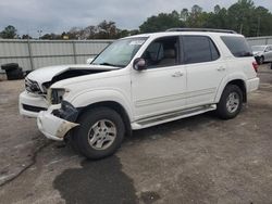 Salvage cars for sale at Eight Mile, AL auction: 2002 Toyota Sequoia Limited