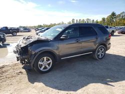 Salvage cars for sale from Copart Houston, TX: 2018 Ford Explorer XLT