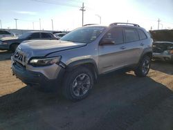 Salvage cars for sale at Greenwood, NE auction: 2019 Jeep Cherokee Trailhawk
