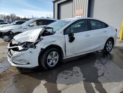 Salvage cars for sale at Duryea, PA auction: 2017 Chevrolet Cruze LS