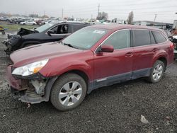 Subaru salvage cars for sale: 2012 Subaru Outback 2.5I Premium