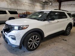 Salvage cars for sale from Copart Milwaukee, WI: 2020 Ford Explorer ST