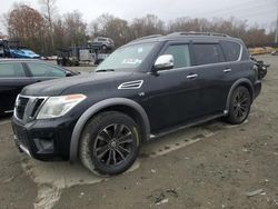 Nissan Armada SV salvage cars for sale: 2017 Nissan Armada SV