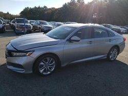 Salvage cars for sale at Exeter, RI auction: 2019 Honda Accord LX