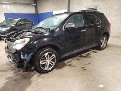 Salvage cars for sale at Chalfont, PA auction: 2017 Chevrolet Equinox Premier