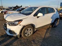 Salvage cars for sale from Copart Woodhaven, MI: 2019 Chevrolet Trax LS