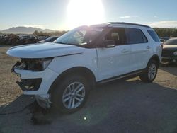 Salvage cars for sale at Las Vegas, NV auction: 2017 Ford Explorer XLT