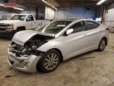 Salvage cars for sale from Copart Wheeling, IL: 2015 Hyundai Elantra SE