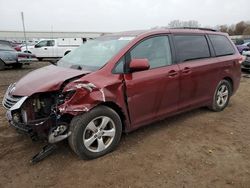 Salvage cars for sale from Copart Davison, MI: 2013 Toyota Sienna LE