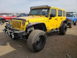 Salvage cars for sale at Elgin, IL auction: 2015 Jeep Wrangler Unlimited Sahara