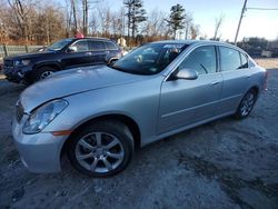 Vehiculos salvage en venta de Copart Candia, NH: 2006 Infiniti G35