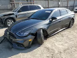 Salvage cars for sale at Los Angeles, CA auction: 2022 Hyundai Sonata N Line