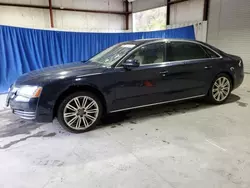 Salvage cars for sale at Hurricane, WV auction: 2014 Audi A8 L Quattro