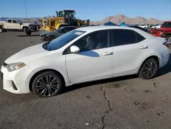 Salvage cars for sale at North Las Vegas, NV auction: 2016 Toyota Corolla L