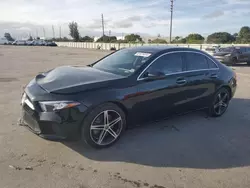 Salvage cars for sale at Miami, FL auction: 2019 Mercedes-Benz A 220