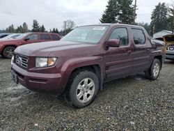 Honda salvage cars for sale: 2008 Honda Ridgeline RTS