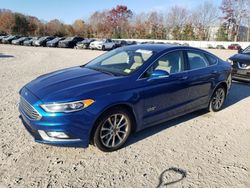 Salvage cars for sale at North Billerica, MA auction: 2017 Ford Fusion SE Phev