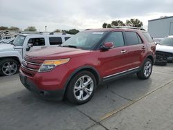 Salvage cars for sale at Sacramento, CA auction: 2013 Ford Explorer Limited