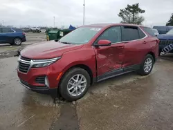 Salvage cars for sale at Woodhaven, MI auction: 2024 Chevrolet Equinox LT