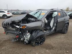 Salvage cars for sale at London, ON auction: 2019 Jeep Cherokee Trailhawk