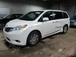 Toyota salvage cars for sale: 2017 Toyota Sienna XLE