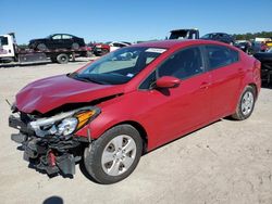 Salvage cars for sale at Houston, TX auction: 2016 KIA Forte LX