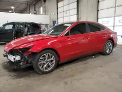 Salvage cars for sale from Copart Blaine, MN: 2021 Hyundai Sonata SEL