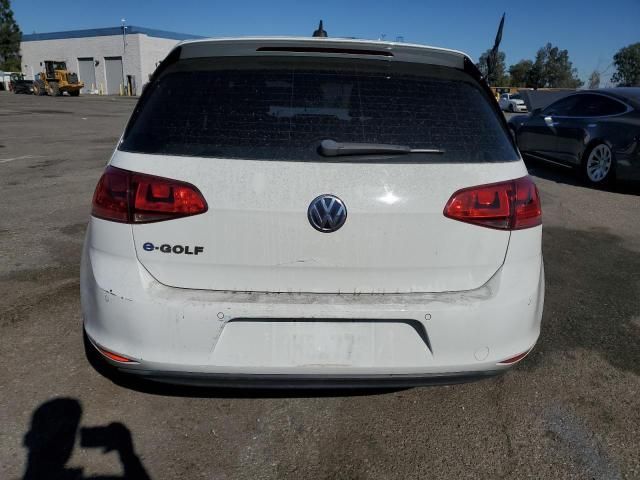 2015 Volkswagen E-GOLF SEL Premium