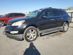 Salvage cars for sale at Bakersfield, CA auction: 2011 Chevrolet Traverse LT