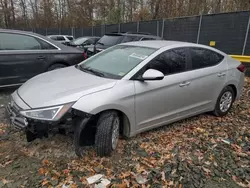 Salvage cars for sale at Waldorf, MD auction: 2019 Hyundai Elantra SE