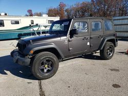 Salvage cars for sale at Rogersville, MO auction: 2016 Jeep Wrangler Unlimited Sport