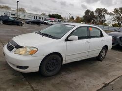 Salvage cars for sale at Sacramento, CA auction: 2005 Toyota Corolla CE