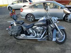 Salvage motorcycles for sale at Mcfarland, WI auction: 2006 Harley-Davidson Flstci