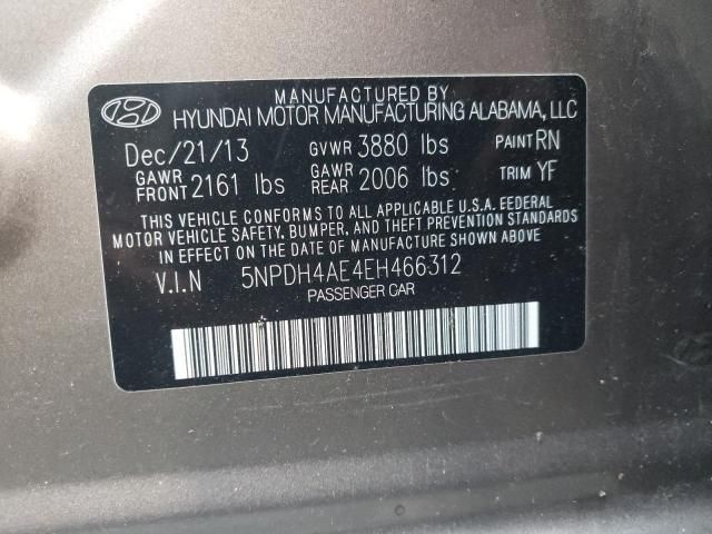 2014 Hyundai Elantra SE