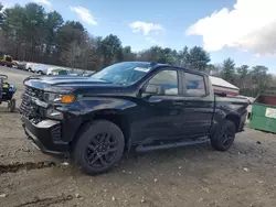 Salvage cars for sale at Mendon, MA auction: 2022 Chevrolet Silverado LTD K1500 Custom