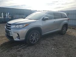 Toyota Highlander salvage cars for sale: 2019 Toyota Highlander SE