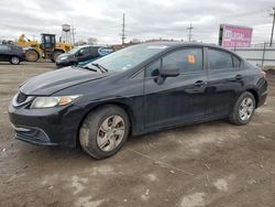 Salvage cars for sale from Copart Chicago Heights, IL: 2013 Honda Civic LX