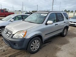 Honda salvage cars for sale: 2006 Honda CR-V EX