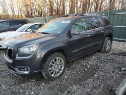 Salvage cars for sale at Candia, NH auction: 2016 GMC Acadia Denali