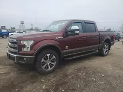 Salvage cars for sale from Copart Chicago Heights, IL: 2016 Ford F150 Supercrew